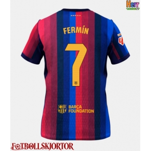Barcelona Fermin Lopez #7 Hemmatröja 2026-27 Kortärmad